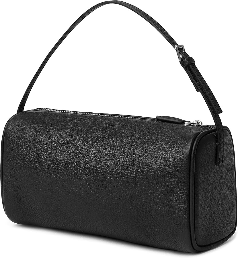 DAILANDO Small Leather Top Handle Tote Purse Designer Mini Barrel Boston Crossbody Bag Cylinder S... | Amazon (CA)