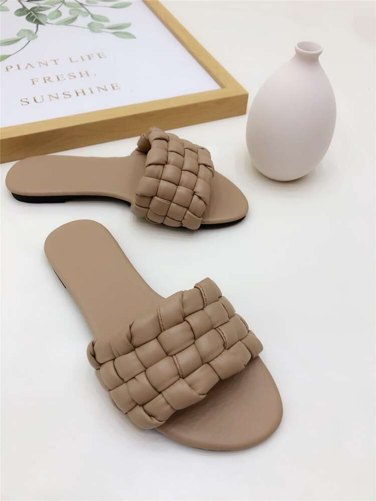 NEWBraided Design Slide Sandals | SHEIN