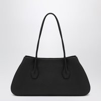 The Row Black Alger Shoulder Bag In Leather | Balardi (US & Canada)