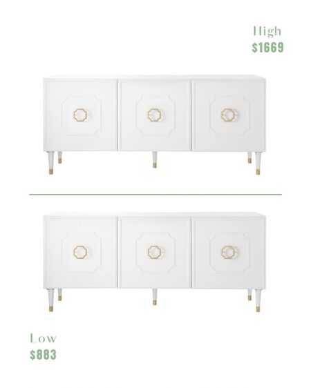 Found this lacquer white buffet half off! Linked other sizes and color options.

#LTKhome