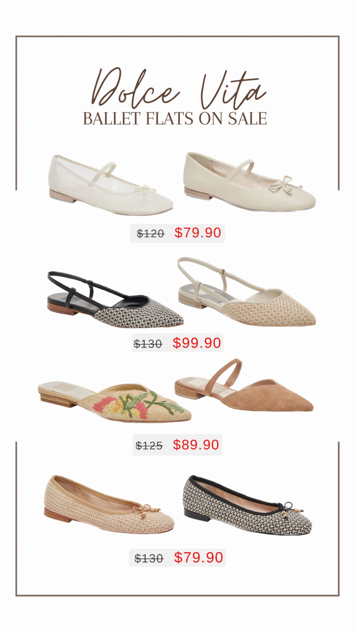 Ballet flats on sale right now!! Adore all of these, perfect for the office too 🤎 ballet flats, mesh ballet flats, office shoes, workwear

#LTKworkwear #LTKfindsunder50 #LTKsalealert