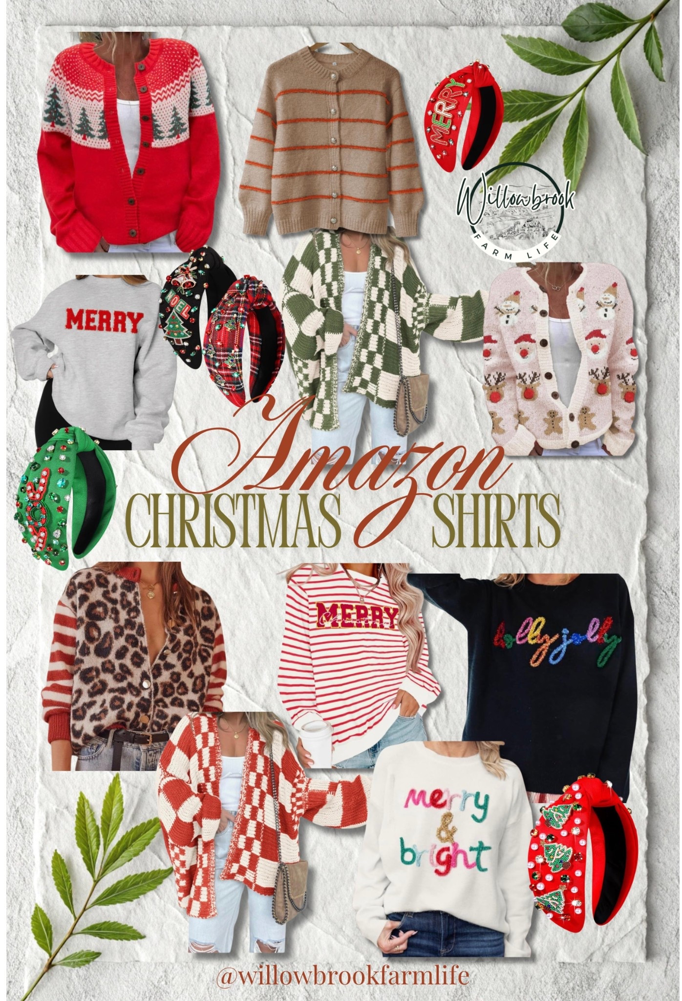 This is a combination of what’s in my closet from years before and also what’s in my Amazon card and heading to my house… I love dressing festive for the holiday season so these Christmas sweaters and sweatshirts paired with a Christmas fun headband or just adding the headband to any plain sweater, you already have and you’re ready to go

#LTKGiftGuide #LTKootd #LTKHoliday