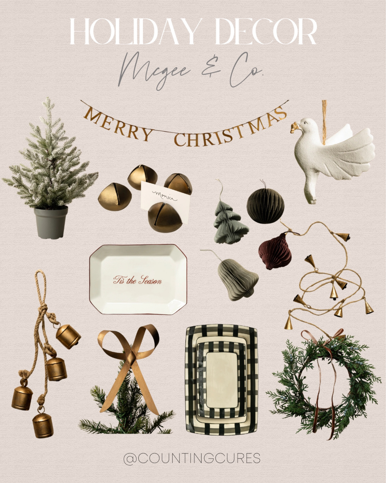 Bring the holiday spirit to your home with these decor pieces from McGee & Co. Their stylish items make your space feel extra festive!
#christmasdecor #designtips #interiordesign #homerefresh

#LTKHome #LTKStyleTip #LTKSeasonal