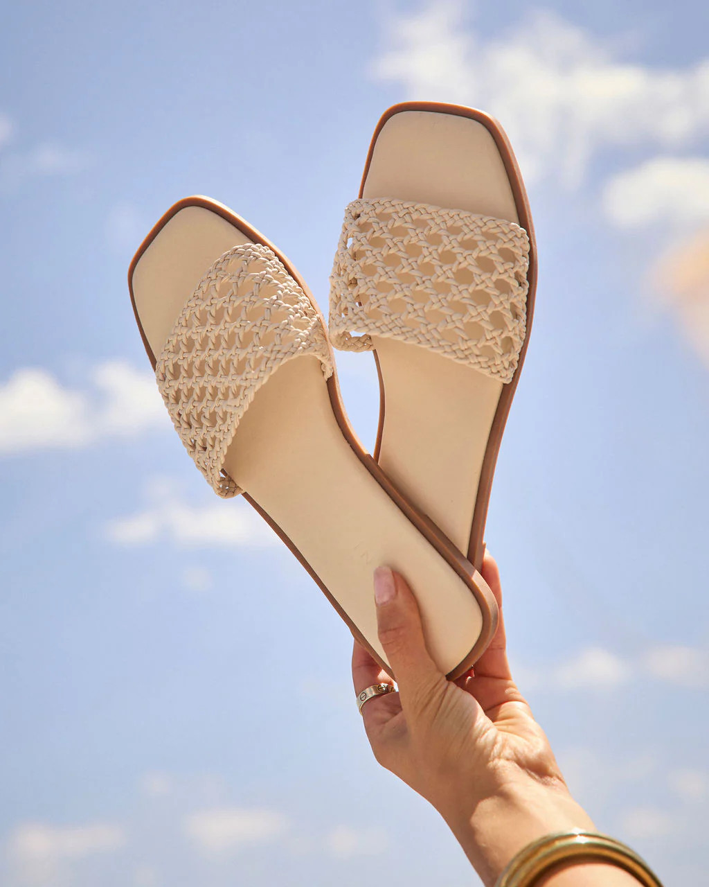 Warren Crochet Flat Sandals | VICI