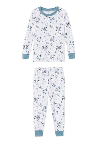 Kids Long-Long Set in Fleur | LAKE Pajamas