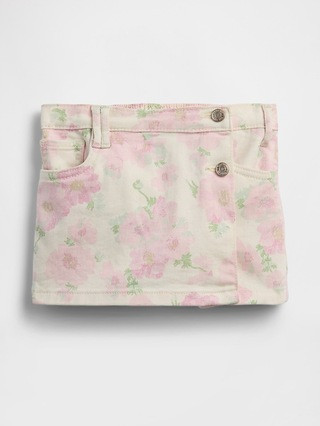babyGap Print Denim Skort | Gap Factory