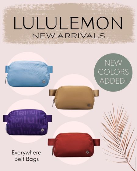 NEW COLORS! Lululemon Belt bags

Follow my shop @thehouseofsequins on the @shop.LTK app to shop this post and get my exclusive app-only content!

#liketkit 
@shop.ltk
https://liketk.it/4j6kl

#LTKGiftGuide