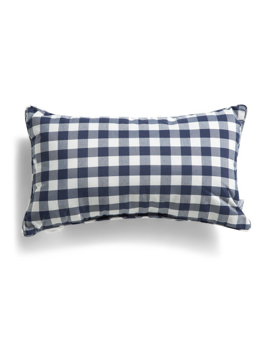 14x24 Indoor Outdoor Gingham Pillow | TJ Maxx