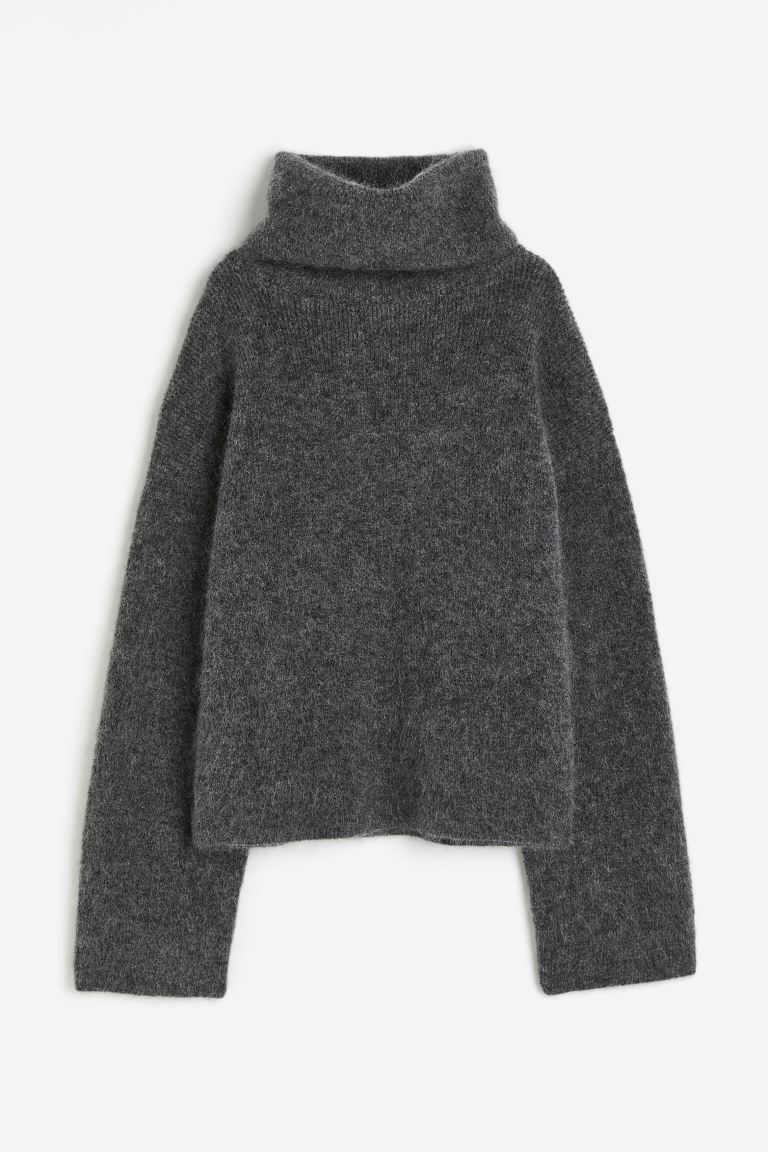 Mohair-blend Turtleneck Sweater | H&M (US + CA)