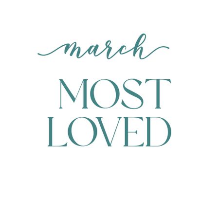 The products you loved most in March. So many good finds here and some are now on sale!

#LTKshoecrush #LTKsalealert #LTKfindsunder50