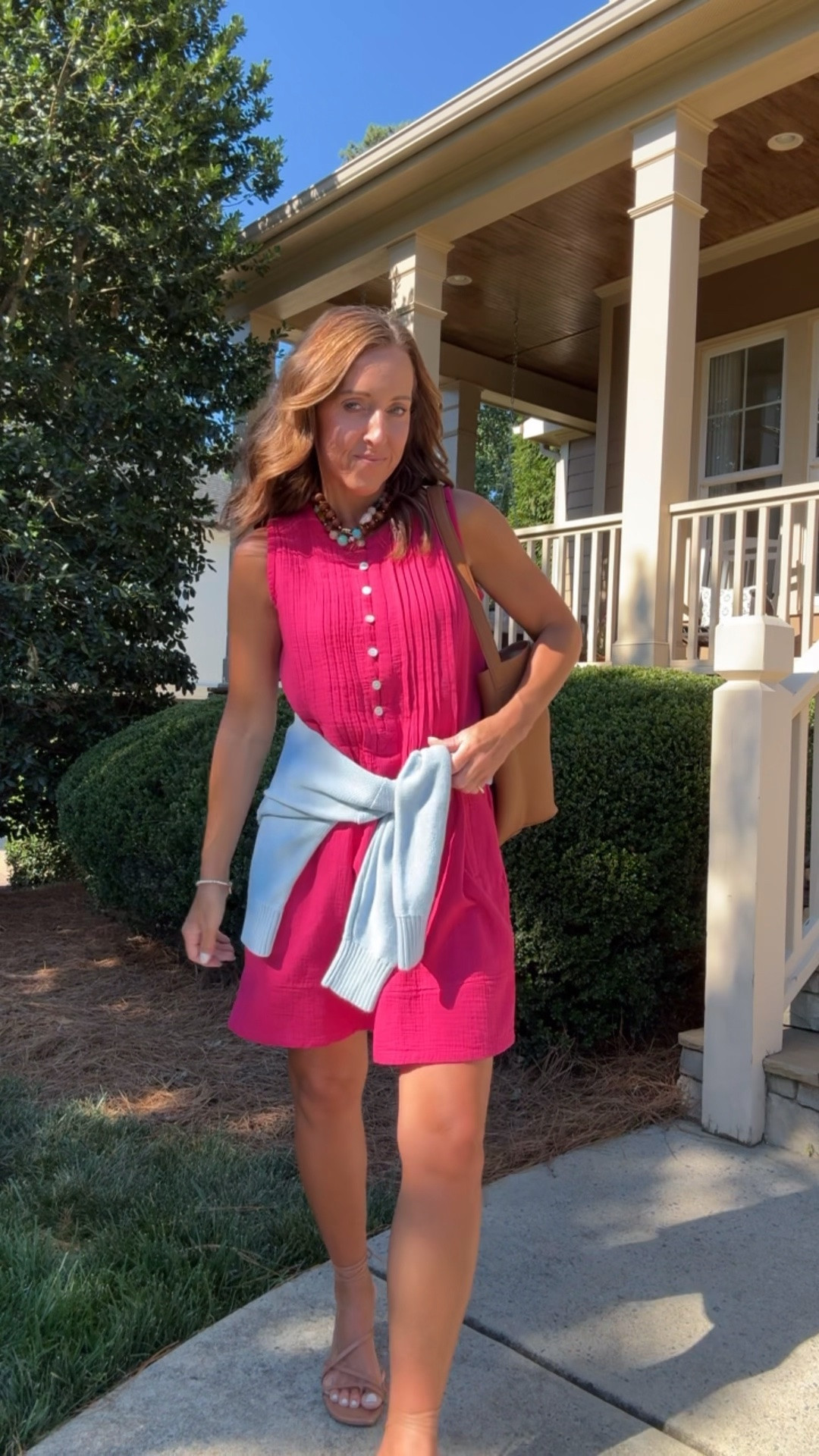 Gauze dress & lightweight knits for a perfect Summer combo. Quince style. 
Dress XS. Cardigan S. 
@quince #quincepartner

#LTKootd #LTKSeasonal #LTKOver40