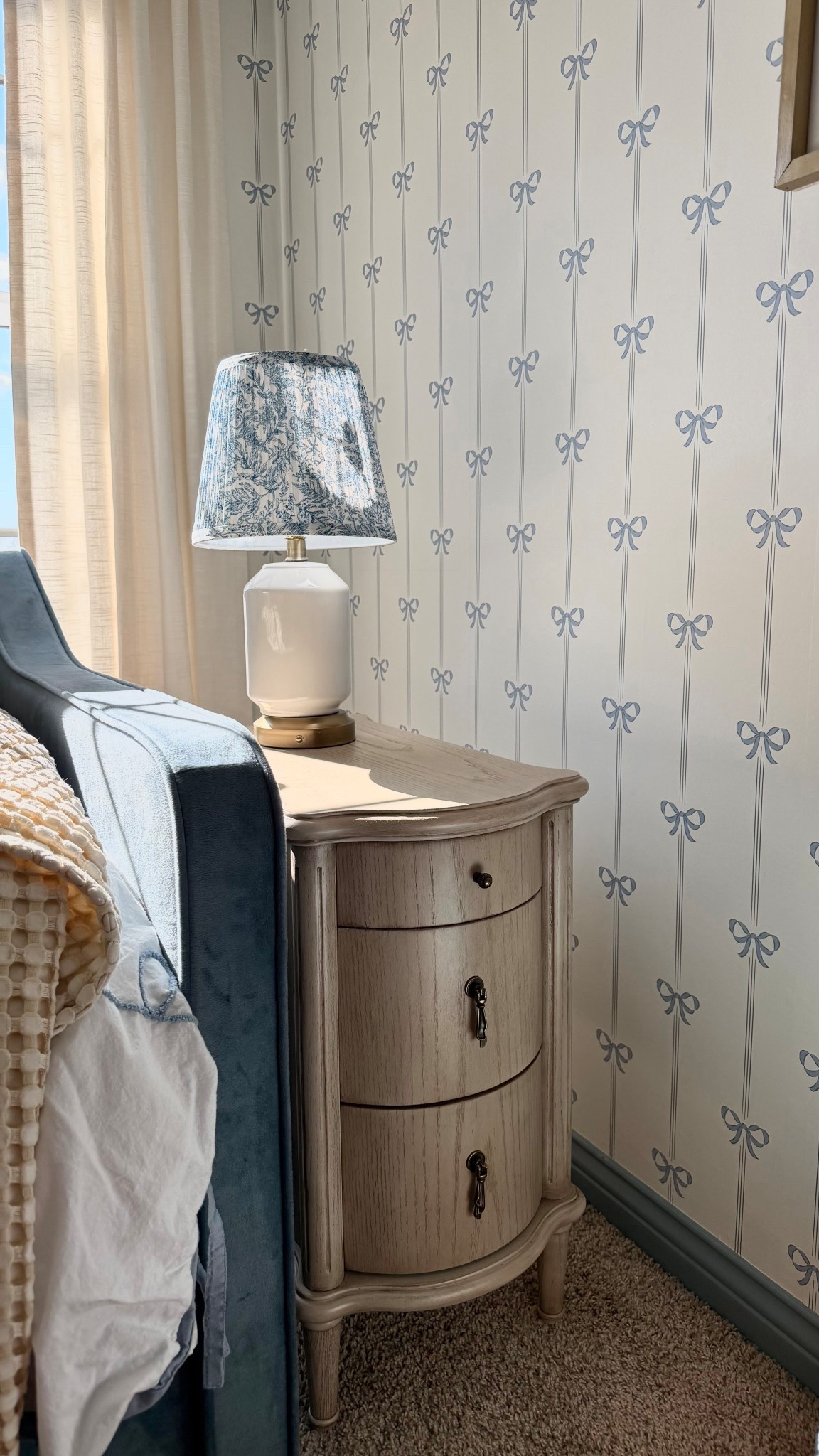 The sweetest little nightstand with built in outlets and charging ports 

#LTKHome #LTKKids