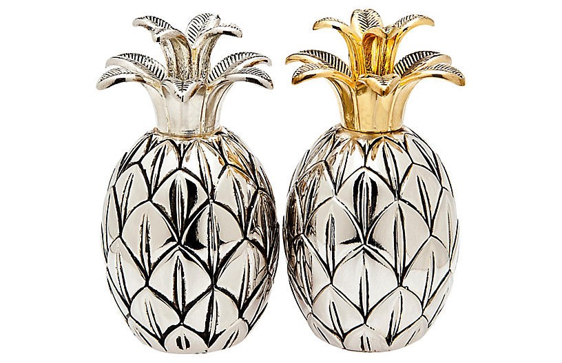 Pineapple Salt & Pepper Shakers | One Kings Lane