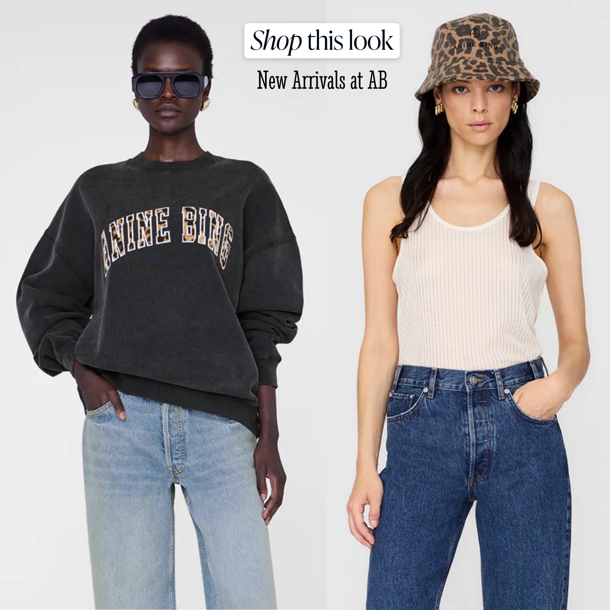 New fall arrivals at Anine Bing 🐆