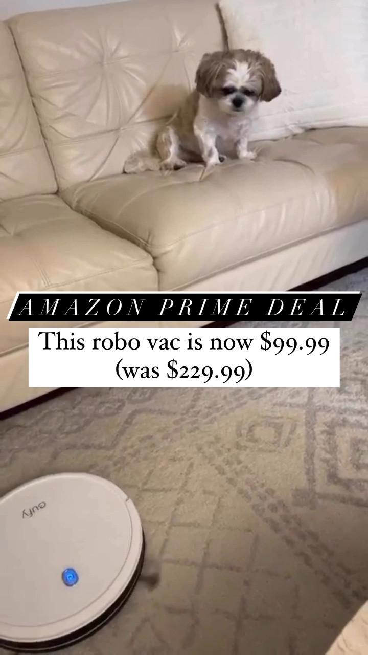 Now $99.09 for Amazon Prime Day. I love this slim low profile robo vacuum that goes under furniture easily. I bought it for $159.36 last year. Tip: Remember to pick up cords and bath rugs that it might get caught on.