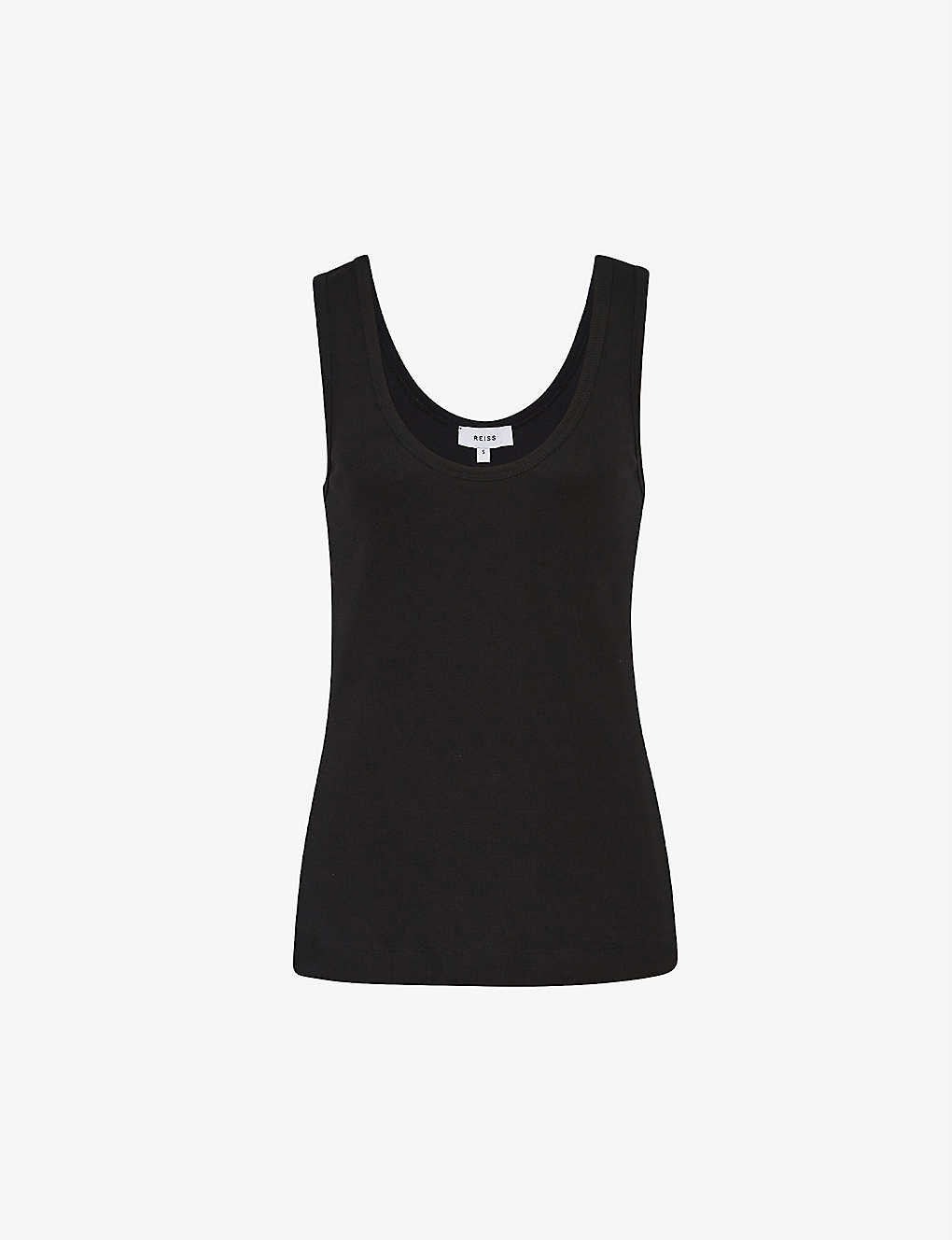 Violet scoop-neck ribbed cotton-jersey vest | Selfridges