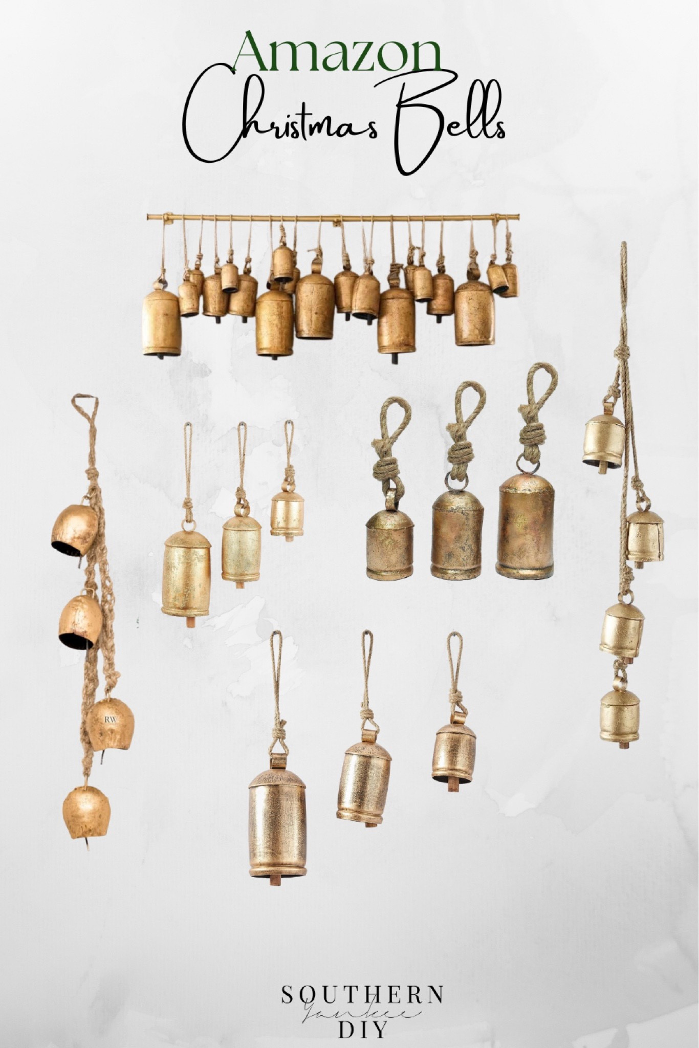 The best budget Amazon Christmas decorations brass bells 

#LTKHoliday #LTKHolidaySale #LTKhome
