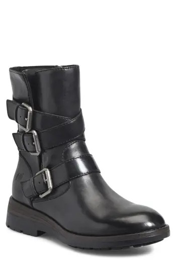 Børn Mayne Bootie in Black Leather at Nordstrom Rack, Size 7.5 | Nordstrom Rack