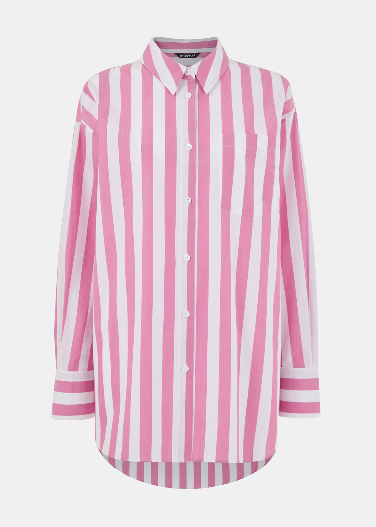 Stripe Oversized Shirt | Whistles