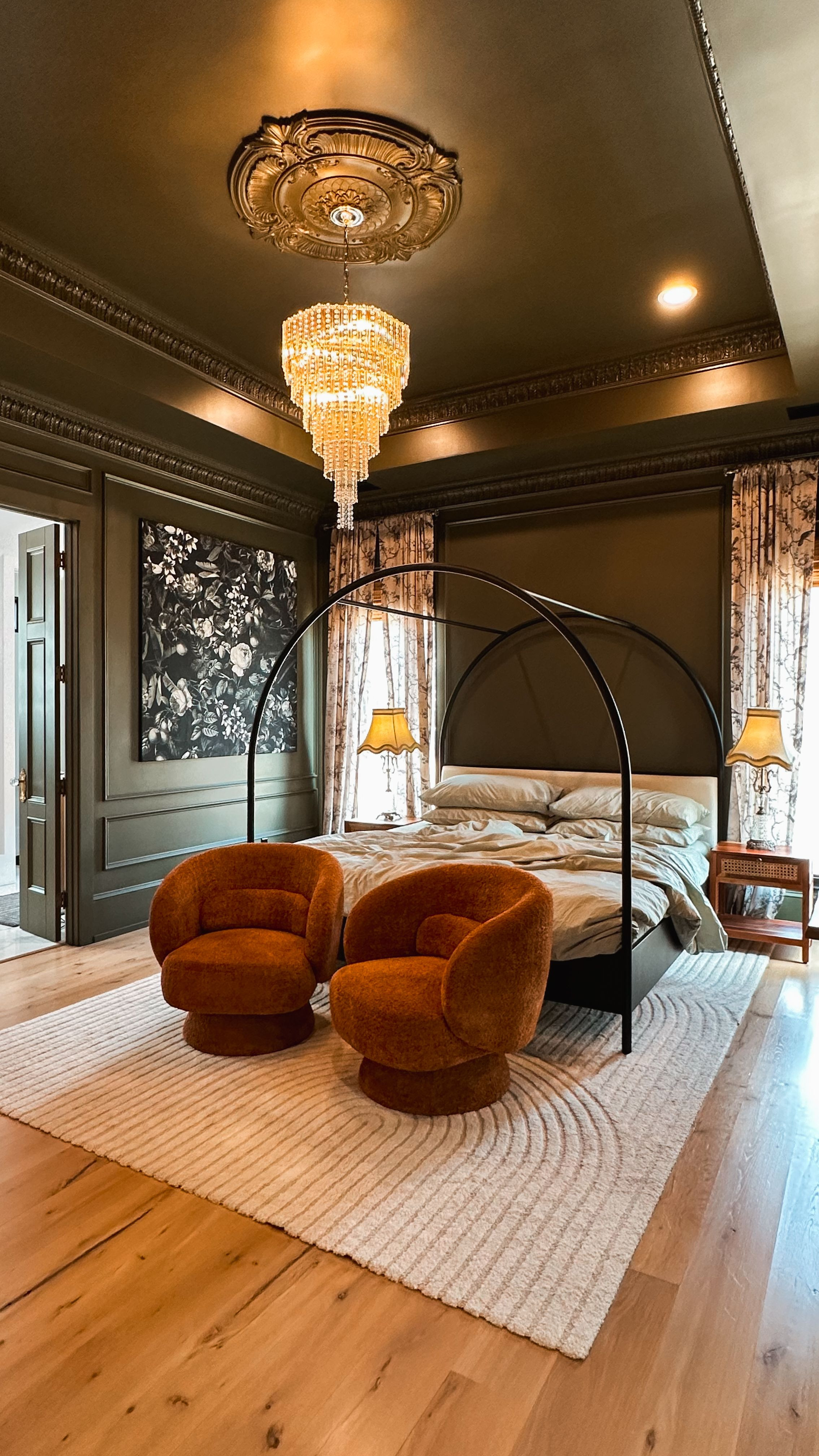 Field Trip by Clare Paint is the coziest, most stunning, deep green color. It's been a few years now and I'm not even a little bit tired of it. I took my primary bedroom from a sterile, boring, white box to a truly relaxing spot.  

 

#LTKdayinmylife #LTKselfcare #LTKHome