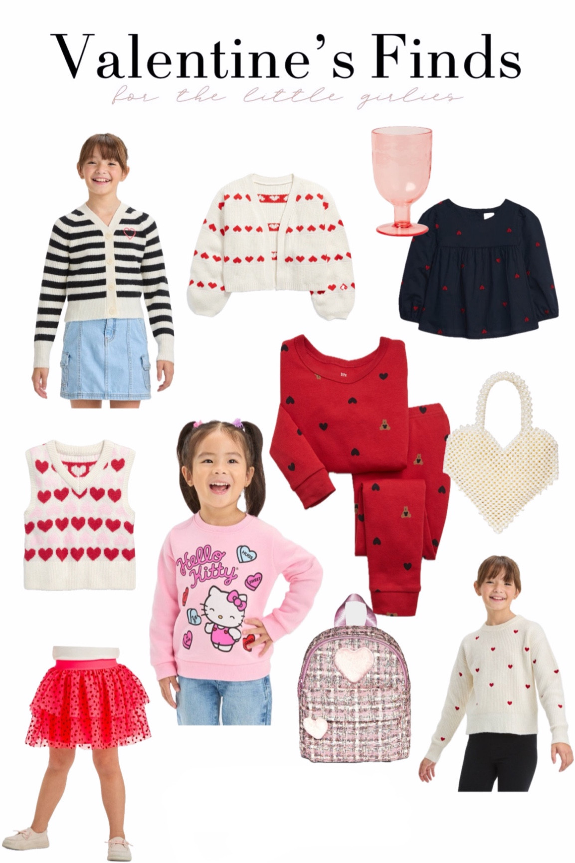 Little girly Valentine’s Day outfit inspiration 

#LTKfindsunder50 #LTKSeasonal #LTKkids