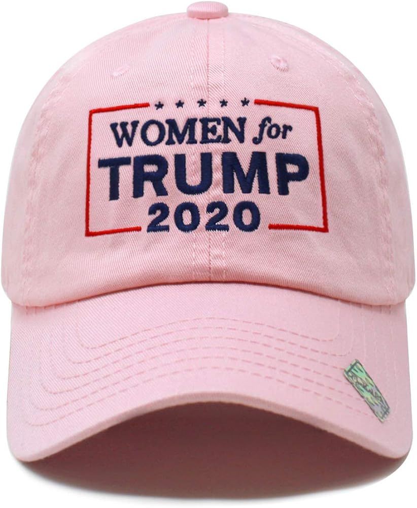 CHOK.LIDS Women for Trump 2020 Campaign Embroidered US Trump Hat Unisex Baseball Cap | Amazon (US)