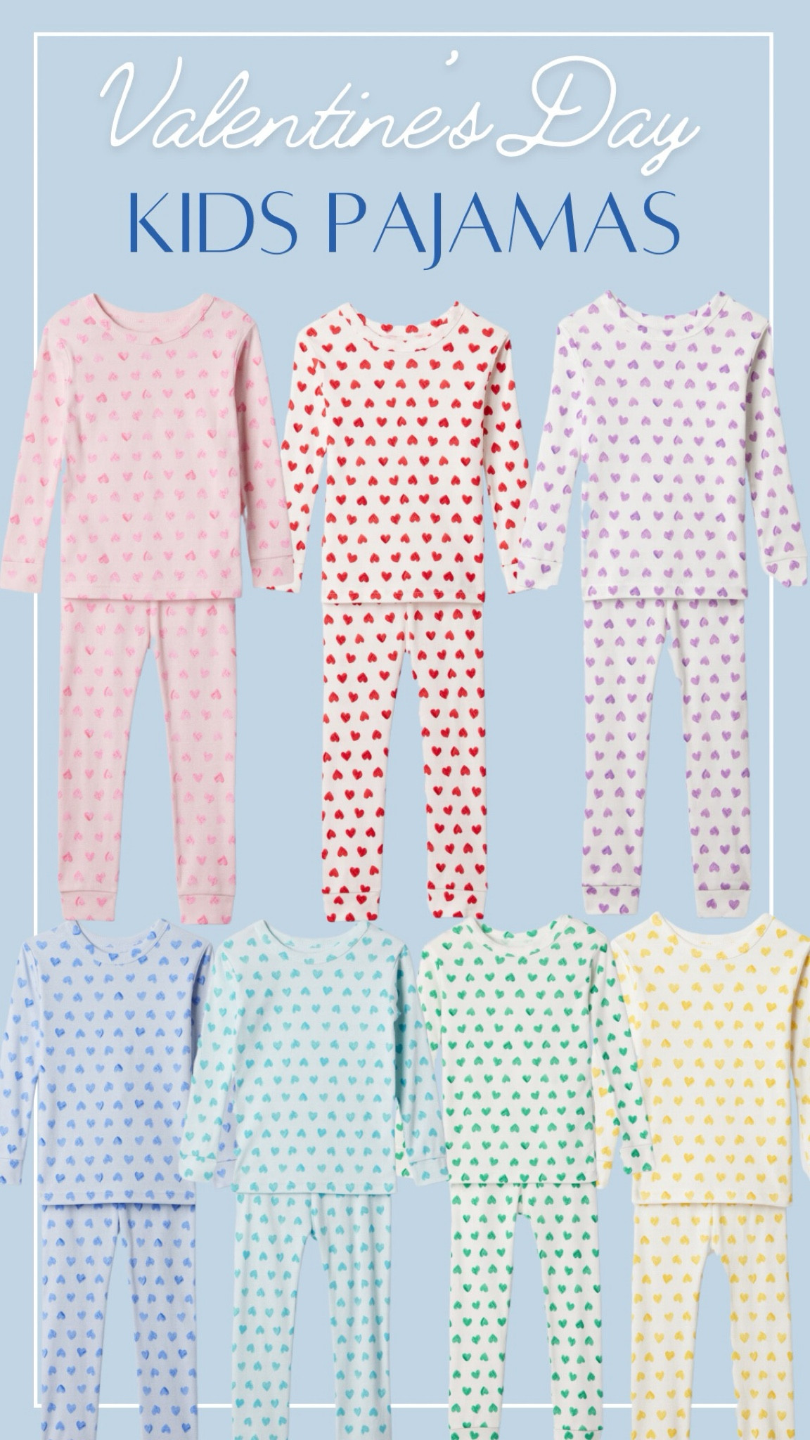 Kid’s Valentines Day Pajamas / 100% Organic Cotton / 

#LTKKids #LTKBaby #LTKSeasonal