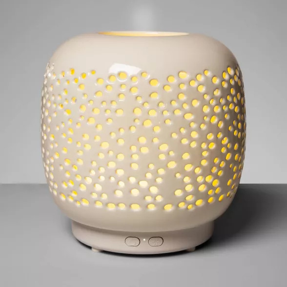 200ml Speckled Ceramic Oil Diffuser White - Opalhouse™ | Target