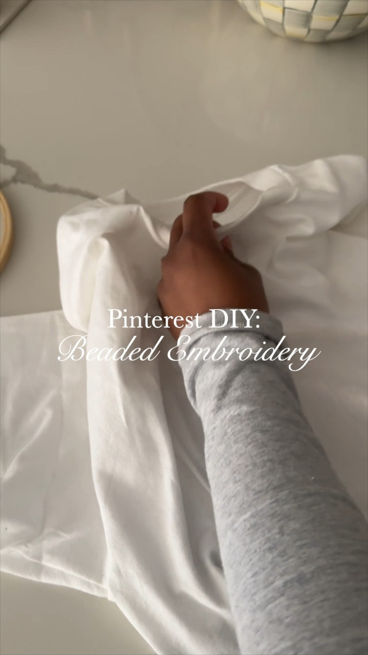 Pinterest DIY: Beaded Embroidery 🪡 This might be my favorite DIY so far! I love how this sea shell turned out! So cute and perfect for spring/summer 

DIY, embroidery, craft, analog bag, activity time, t-shirt, beads, embellishments 

#LTKvlog #LTKootd #LTKdayinmylife