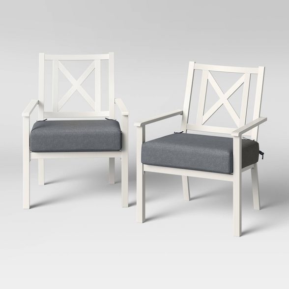 2pk Hillsville Patio Club Chair - Threshold™ | Target