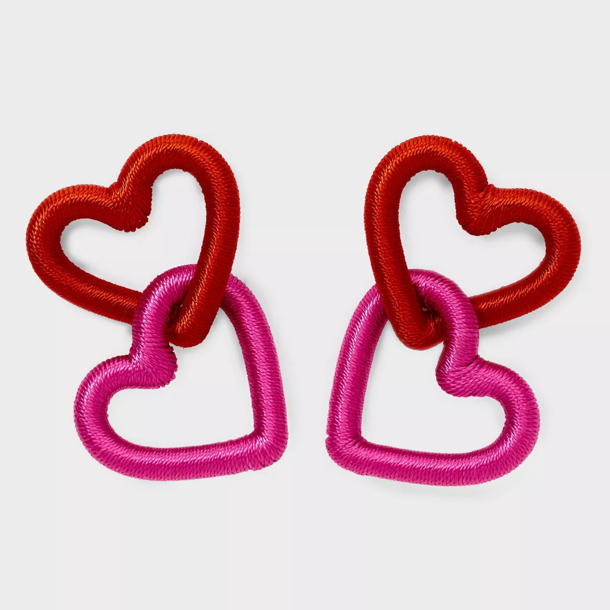 SUGARFIX by BaubleBar Heart to Heart Earrings - Red/Purple | Target