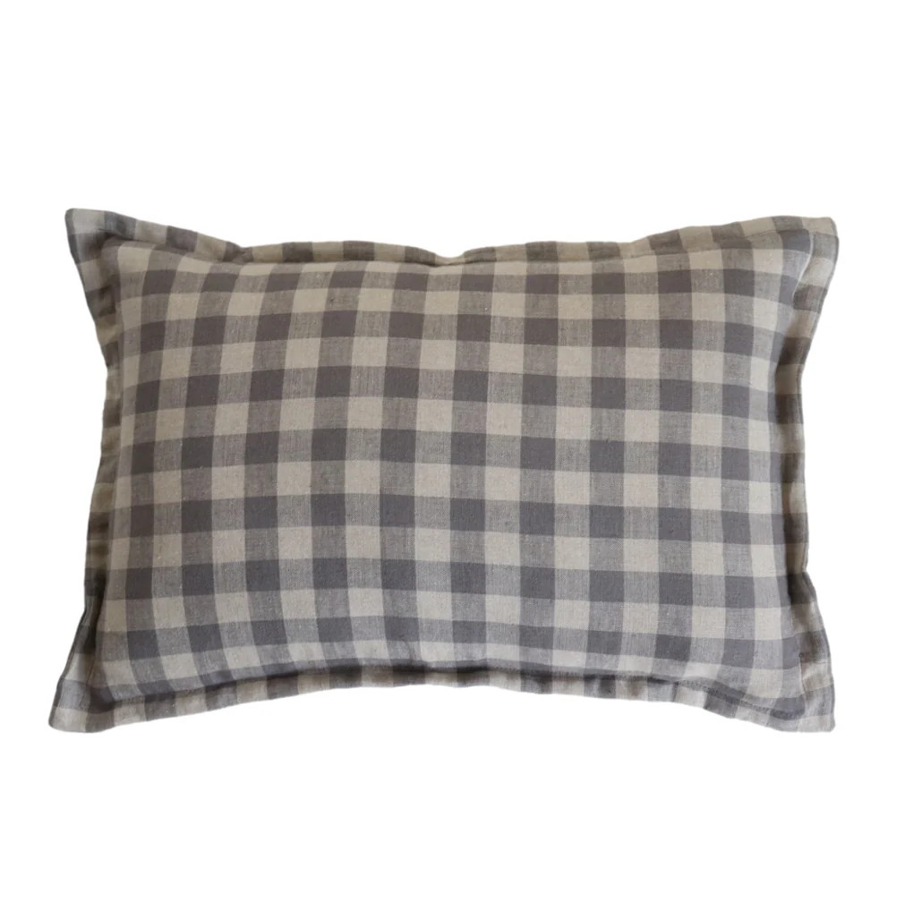 Hunter Gingham Pillow Cover | Danielle Oakey Interiors INC