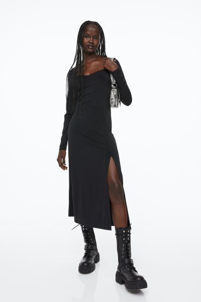 Long-sleeved Jersey Dress | H&M (US + CA)