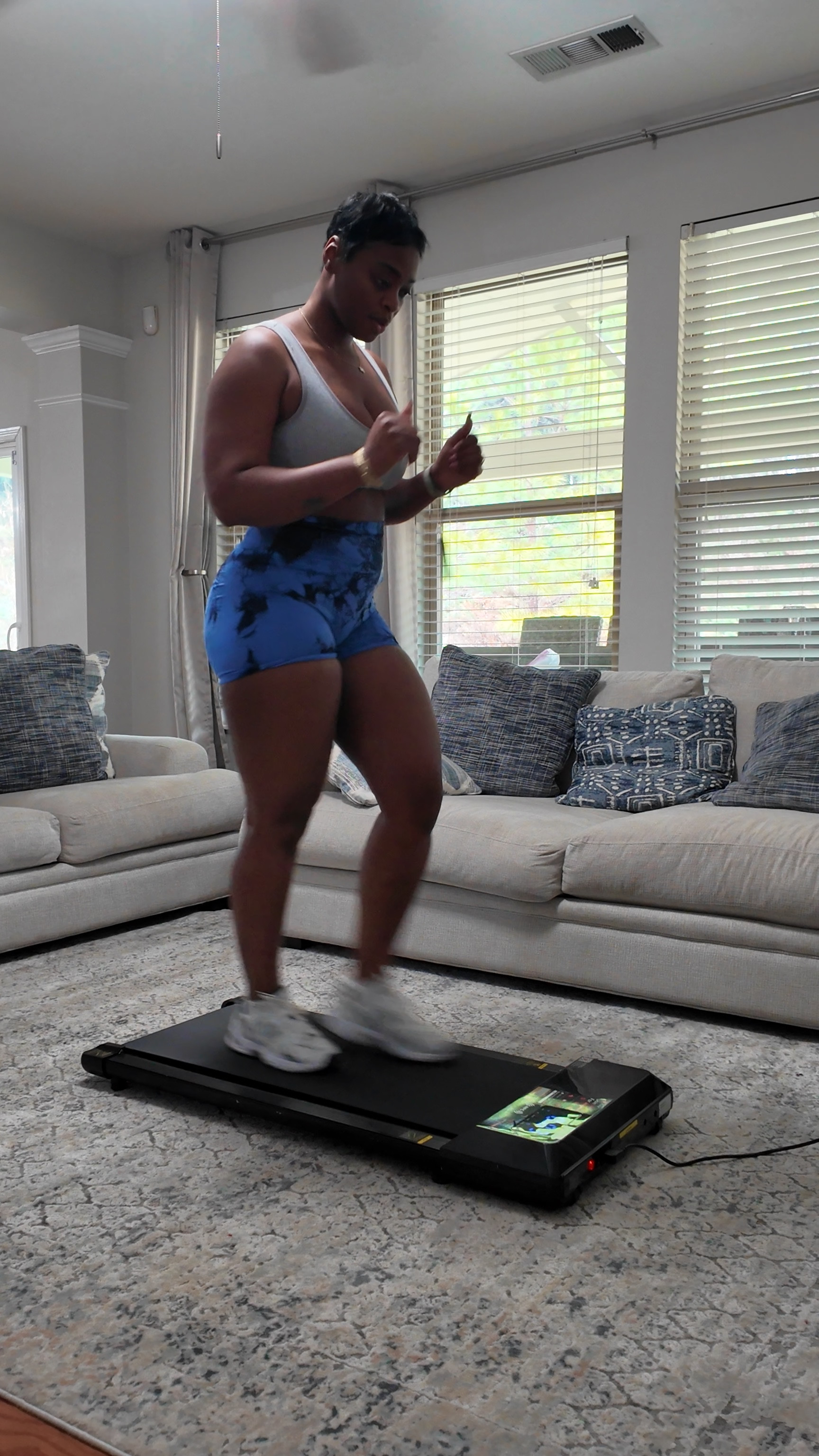 Best walking pad for at home cardio. Easily get 10k steps a day with this one! 