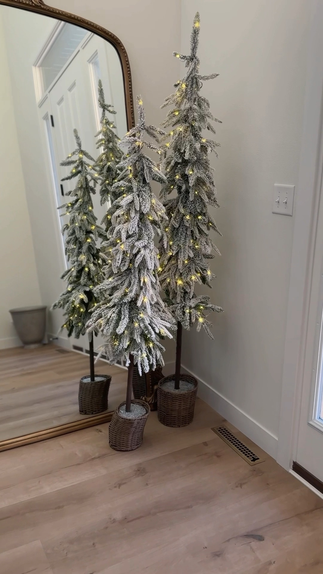 My favorite downswept flocked trees from last year are back and are 30% off! 🙌

Available in 3 sizes, these are the 5’ and 6’ sizes. Perfect for a kids room or empty corner for the holidays!

Follow @frengpartyof6 for more neutral home finds!

#target #targethome #holidaydecor #holidaydecorating #christmasdecor #christmastree #ltkhome 

#LTKSaleAlert #LTKHome #LTKFindsUnder100