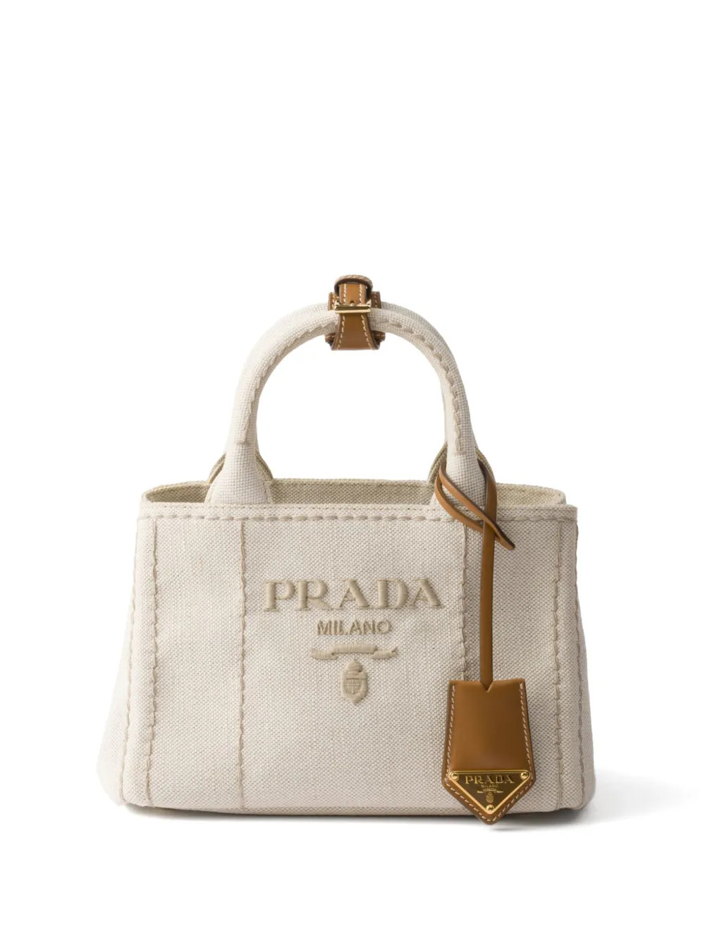Prada Jardinière Mini Bag | Neutrals | FARFETCH | Farfetch Global