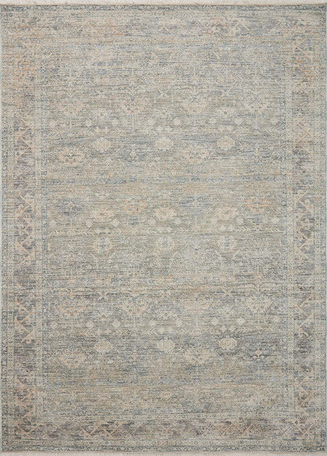 Loloi Angela Rose x Blake Collection BLA-01 Sky/Beige, Transitional 2'-0" x 3'-0" Accent Rug | Amazon (US)