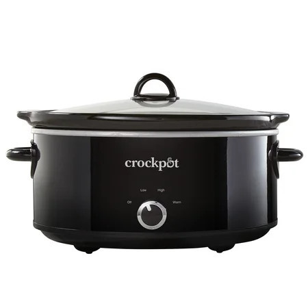 Crock-Pot® Manual 7-Quart Slow Cooker, Black | Walmart (US)