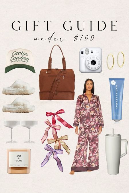 Gift guide: under $100! 

Beis mini weekender, salt and stone candle, hair bows, cute hoop earrings, and more! 

#LTKHoliday #LTKGiftGuide #LTKfindsunder100