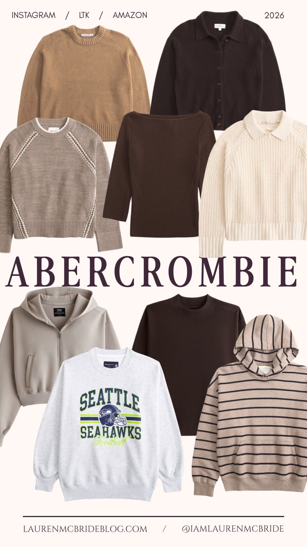 @abercrombie up to 30% OFF Sweaters & Sweatshirts