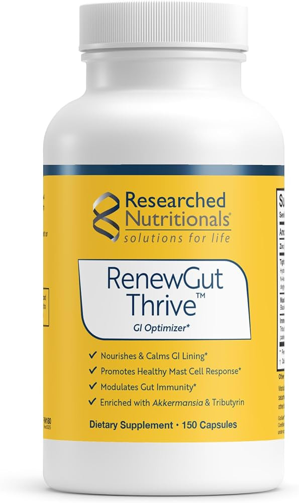 Researched Nutritionals RenewGut Thrive - Gut Health Supplements with Pasteurized Akkermansia Muc... | Amazon (US)
