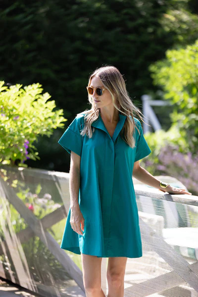 Twiggy Dress - Verdigris | Julia Amory