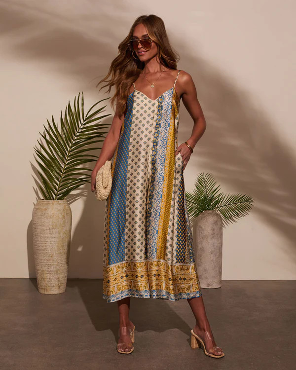 Boheme Lifestyle Silky Jumpsuit | VICI