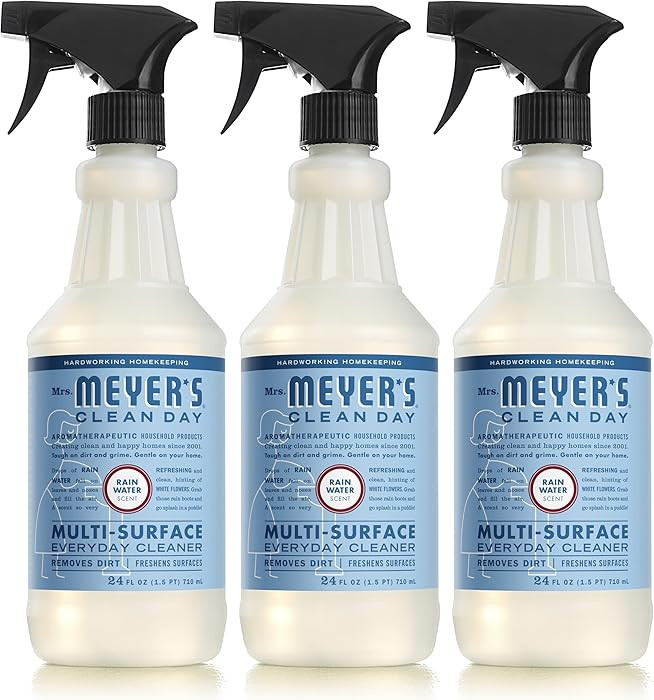 Mrs. MEYER'S Clean Day All-Purpose Cleaner Spray - Rain Water Scent, Plant-Derived Formula, 16 fl... | Amazon (US)