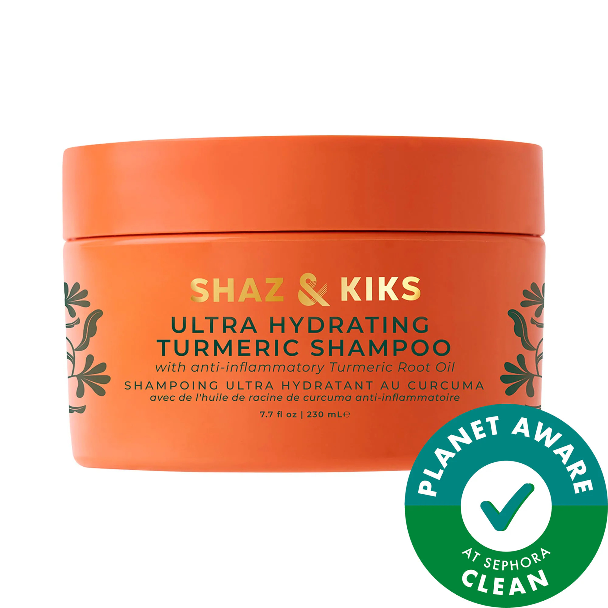 SHAZ & KIKS Ultra Hydrating Turmeric Shampoo 7.7 oz / 230 mL | Sephora (US)
