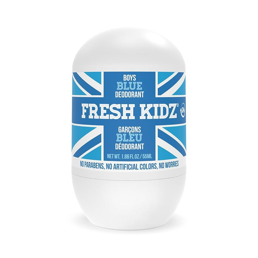 Fresh Kidz Roll On Deodorant for Kids and Teens - Baking Soda and Aluminum-free 24 Hour Protectio... | Amazon (US)