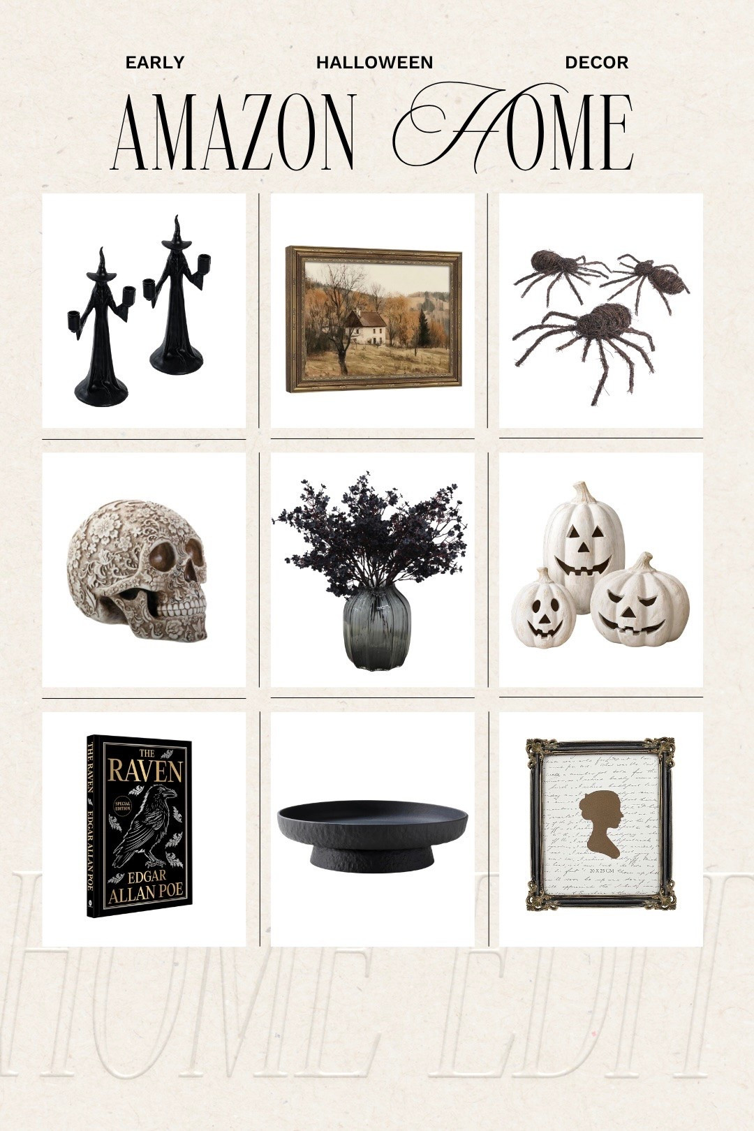 Amazon Halloween decor | Amazon home, Amazon home decor, Amazon fall decor, Amazon Halloween finds, simple Halloween decor, neutral decor, fall home decor

#LTKSeasonal #LTKHome