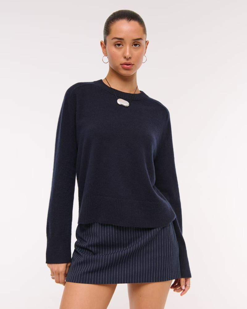 The A&F Madeline Cashmere Crew Sweater | Abercrombie & Fitch (US)