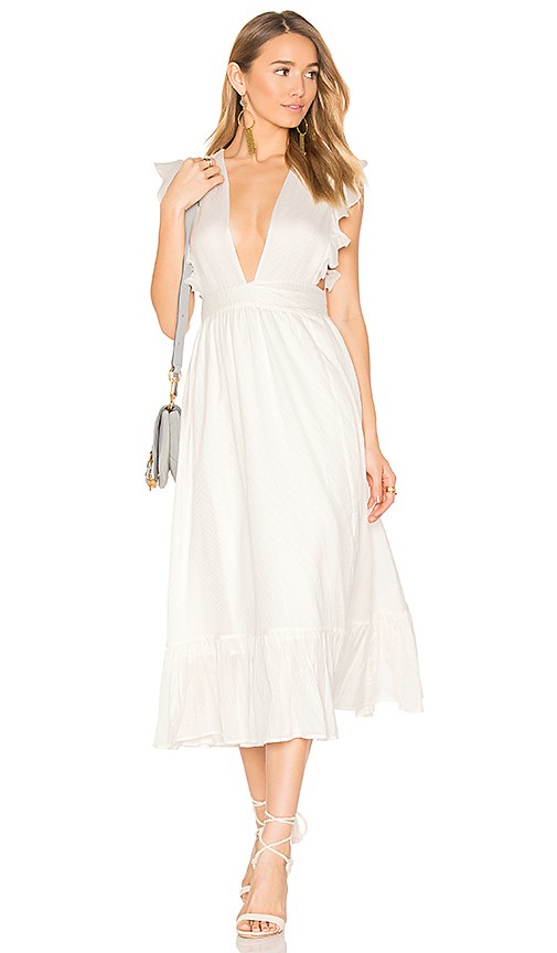 MAJORELLE Mistwood Dress in Ivory | Revolve Clothing (Global)
