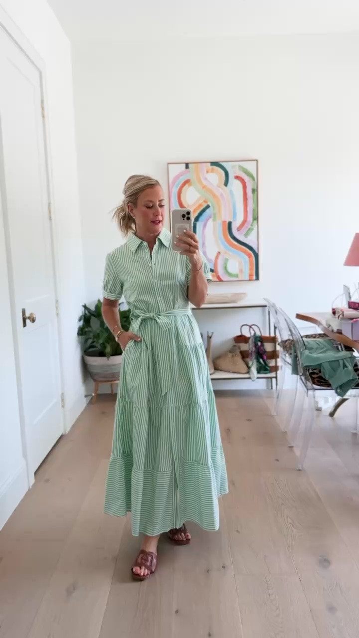 You know shirtdresses are my jam! This one is so good. 
Dress: small

#LTKootd #LTKSeasonal #LTKOver40